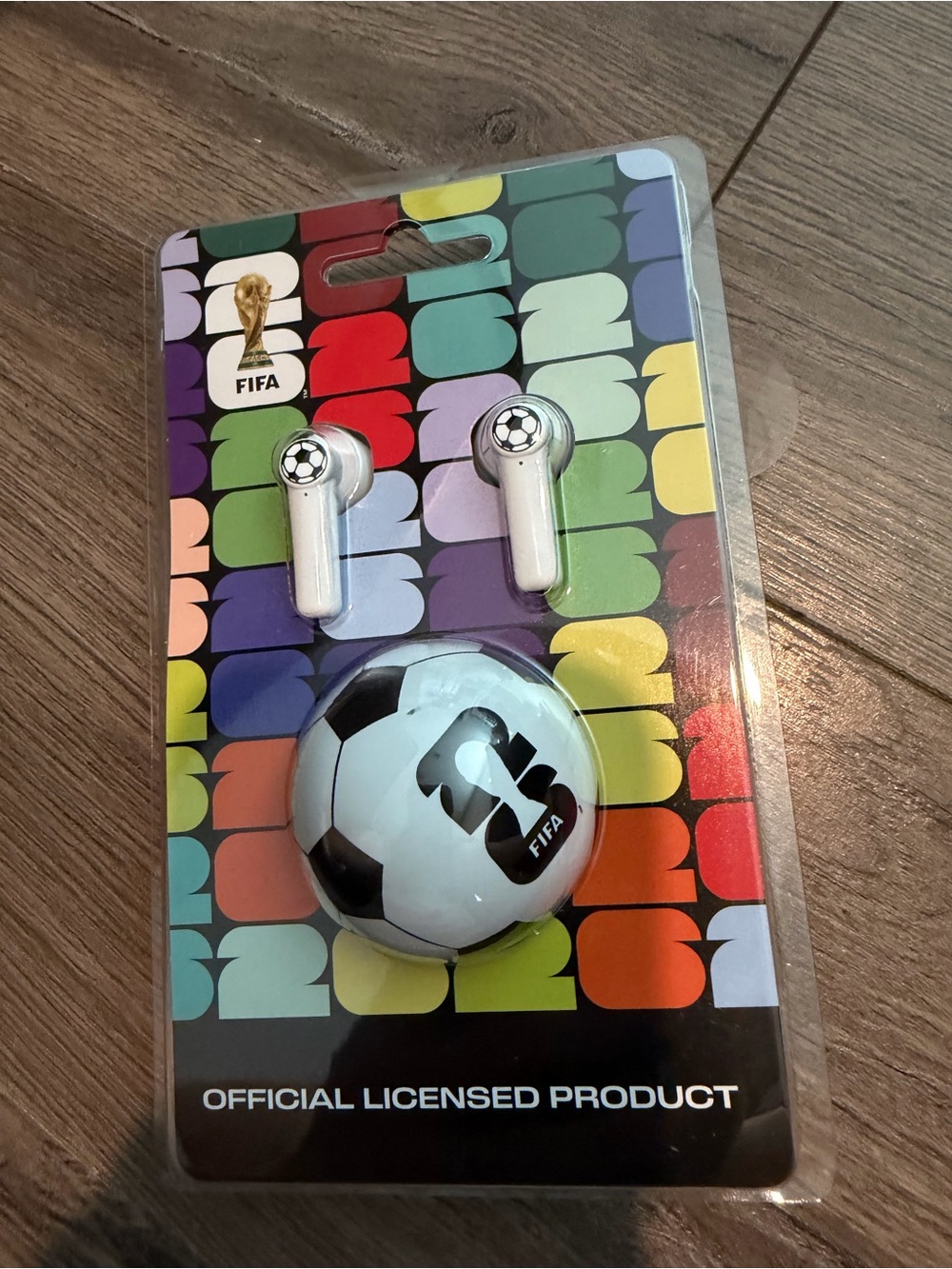 FIFA World Cup 2026 Earbuds with Soccer Ball Charging Case